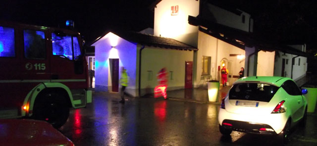 I soccorsi al ristorante (foto © Cremaonline.it)