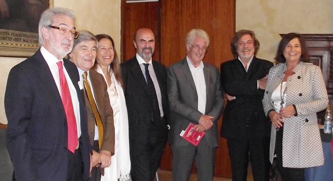 Da sinistra, Zaninelli, Magni, Torretta, Tupone, Cappelli, Fagioli e Schira (foto © Cremaonline.it)