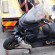 Incidente, centauro ferito