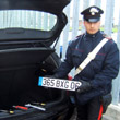 Presi con auto clandestina