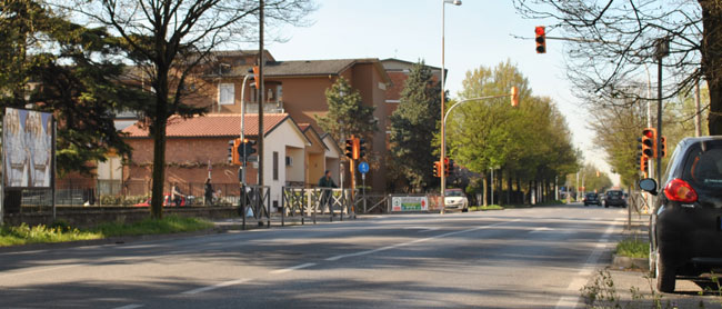 L’incrocio tra via Indipendenza e via Boldori (foto © Cremaonline.it)