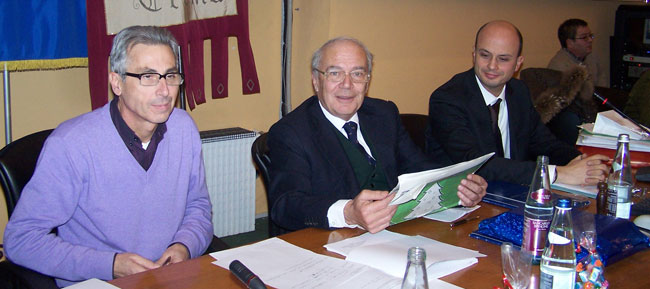 Massimo Piazzi, Bruno Bruttomesso, Antonio Agazzi (foto © Cremaonline.it)