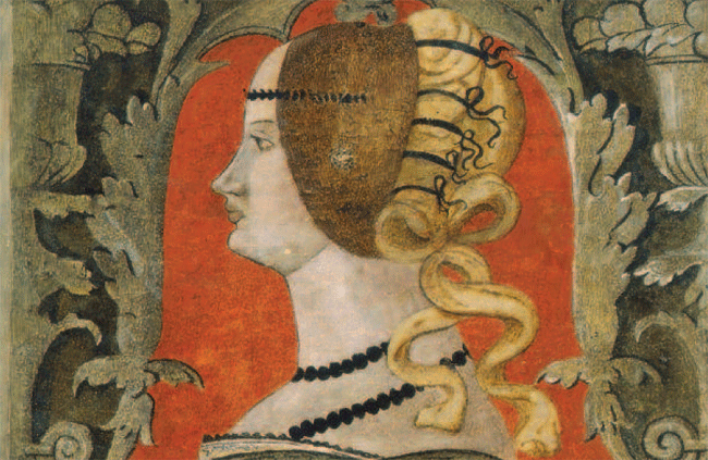 Ritratto di donna Vimercati, dall'antico palazzo in via XX Settembre