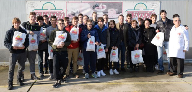 La 5D dello Stanga di Crema al Prosciuttificio Valserio Srl