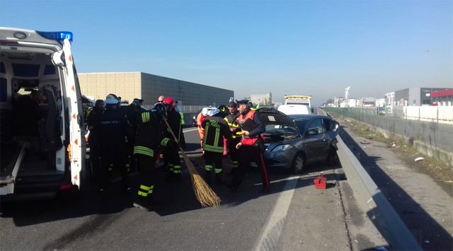 Grave Incidente Paullese Chiusa In Direzione Milano