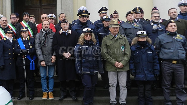 Pandino: la polizia locale celebra san Sebastiano