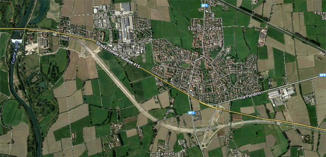 Il terzo tratto della nuova Paullese (foto © Google Maps)