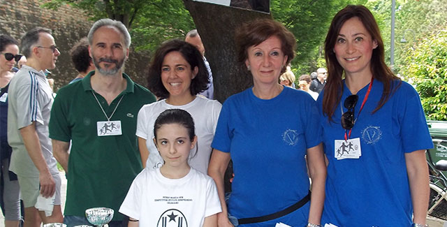 I docenti organizzatori della marcia (foto © Grazioso)