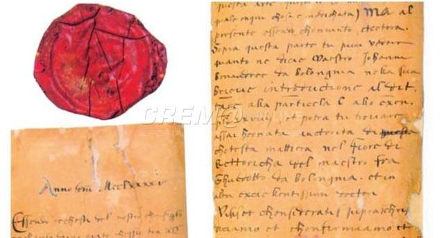 Sulla pergamena spunta la firma di Dante